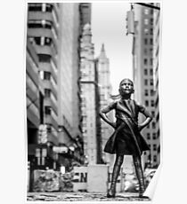 Fearless Girl New York City Poster