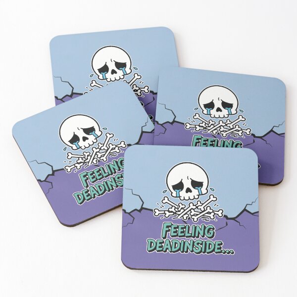 Item preview, Feeling Dead Inside Crying Skull Cartoon designed and sold by Taridesign.