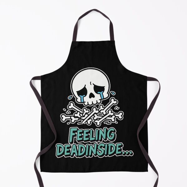 Item preview, Feeling Dead Inside Crying Skull Cartoon designed and sold by Taridesign.
