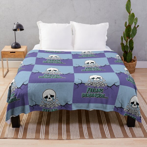 Item preview, Feeling Dead Inside Crying Skull Cartoon designed and sold by Taridesign.
