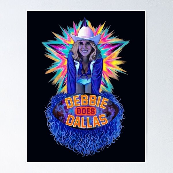 Item preview, Debbie Does Dallas Remix Blacklight Style designed and sold by CMY Designs.