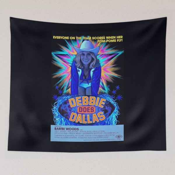 Item preview, Blacklight Vintage Poster | Debbie Does Dallas Movie Poster designed and sold by CMY Designs.
