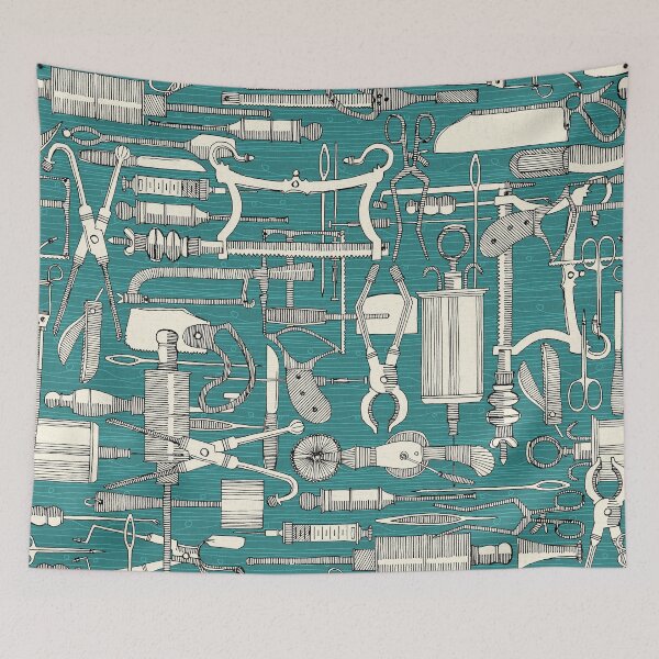 Item preview, fiendish incisions blue designed and sold by scrummy.