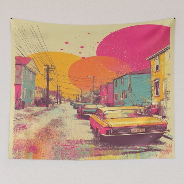 Item preview, Vaporwave Street Symphony designed and sold by Overthinker9.