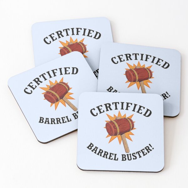 Item preview, Certified Barrel Buster | Retro Power-Up designed and sold by CMY Designs.