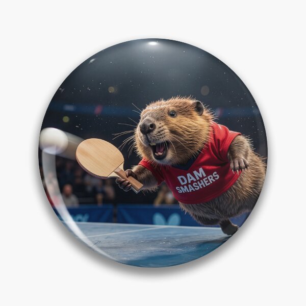 Item preview, Beaver Plays Table Tennis with Gusto designed and sold by Tridentulus.