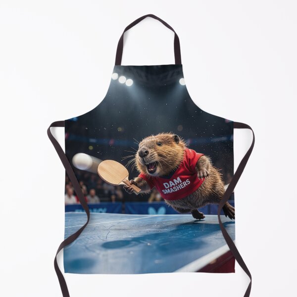 Item preview, Beaver Plays Table Tennis with Gusto designed and sold by Tridentulus.