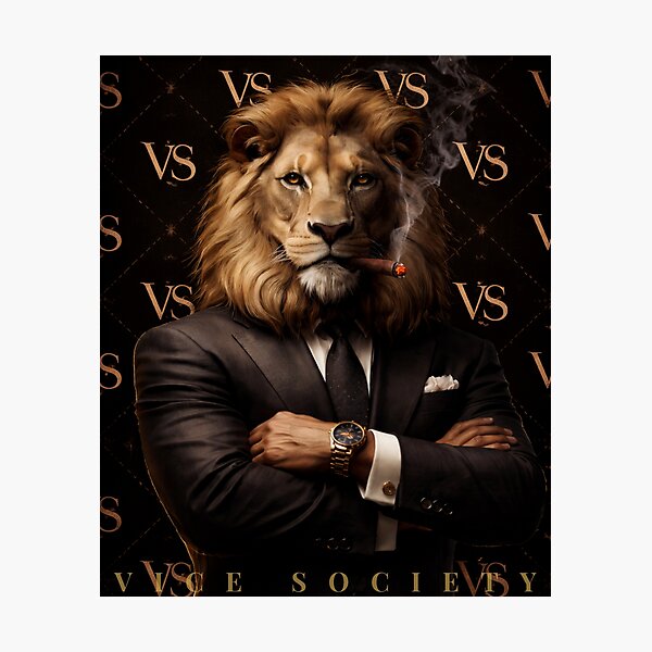 Item preview, Luxury Lion Boss Vice Society Aesthetic designed and sold by Vice Society.