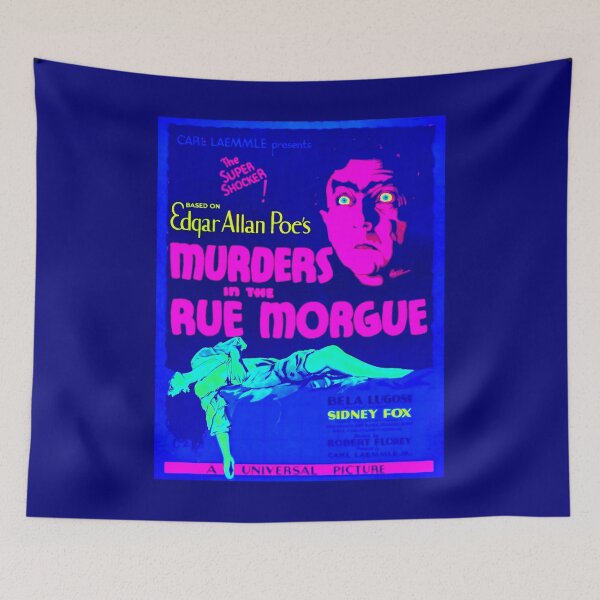 Item preview, Blacklight Vintage Poster | Murders in the Rue Morgue Movie Poster designed and sold by CMY Designs.
