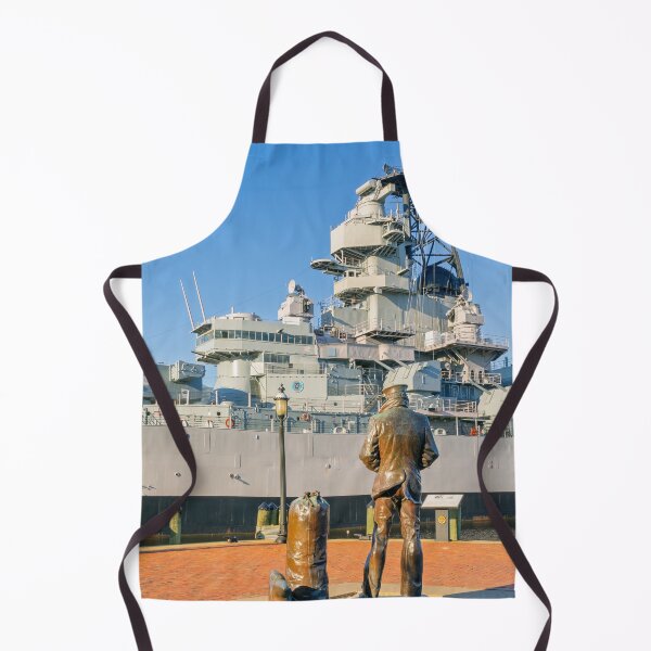 Item preview, Battleship Wisconsin with Sailor Statue designed and sold by Gerard Fornarotto.