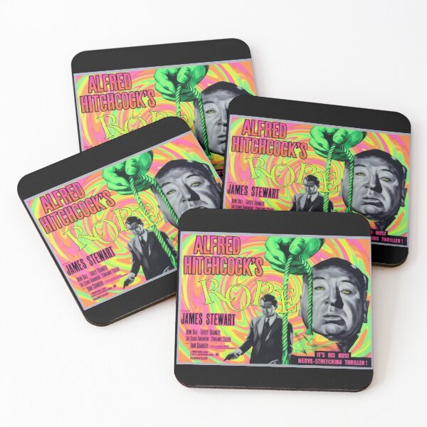 Item preview, Blacklight Vintage Poster | Alfred Hitchcock's Rope Movie designed and sold by CMY Designs.