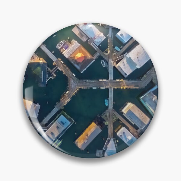 Item preview, Sausalito Houseboats from Above designed and sold by Gerard Fornarotto.