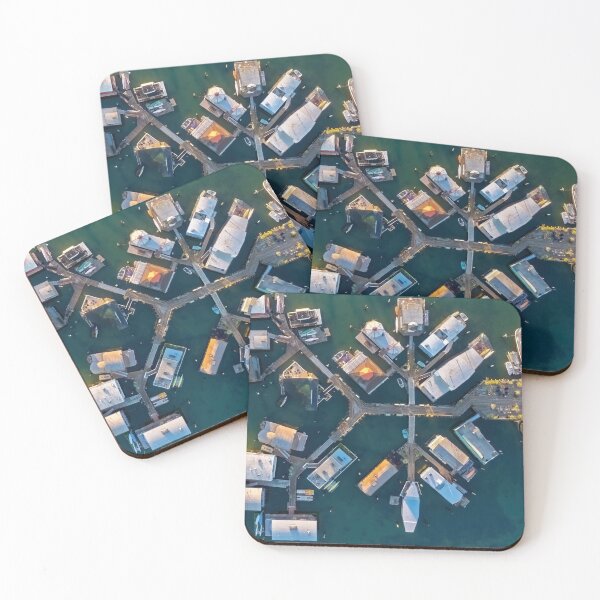 Item preview, Sausalito Houseboats from Above designed and sold by Gerard Fornarotto.