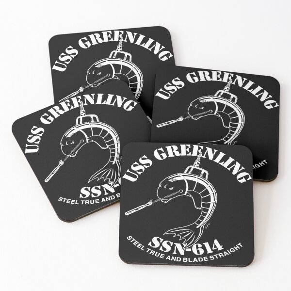 Item preview, USS Greenling-White designed and sold by Kirk Farkas.