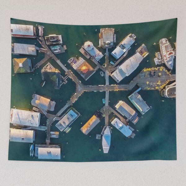 Item preview, Sausalito Houseboats from Above designed and sold by Gerard Fornarotto.