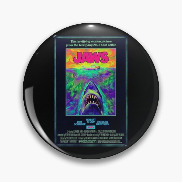 Item preview, Blacklight Vintage Poster | Jaws Movie Poster designed and sold by CMY Designs.