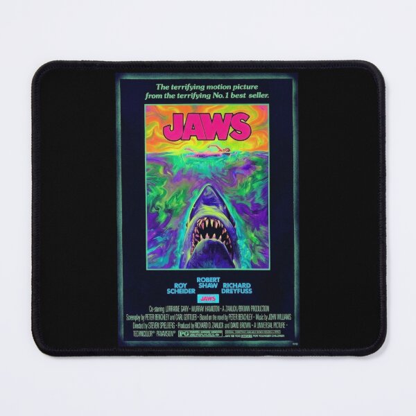Item preview, Blacklight Vintage Poster | Jaws Movie Poster designed and sold by CMY Designs.