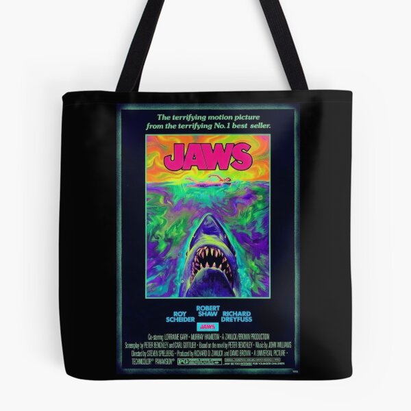 Item preview, Blacklight Vintage Poster | Jaws Movie Poster designed and sold by CMY Designs.