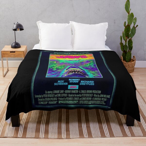 Item preview, Blacklight Vintage Poster | Jaws Movie Poster designed and sold by CMY Designs.