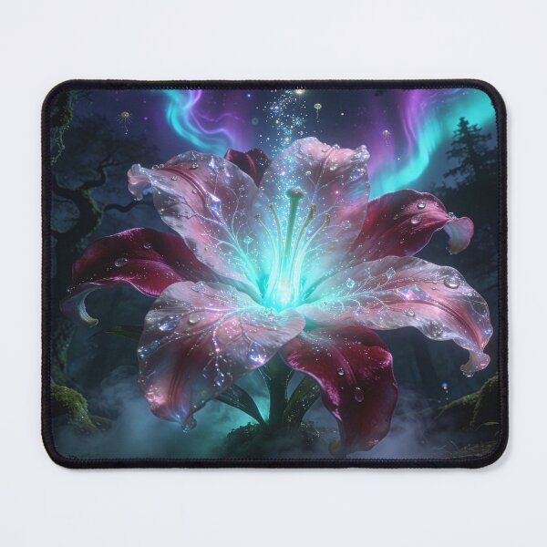 Item preview, Magical Flower Blooms Under the Aurora Borealis designed and sold by Tridentulus.