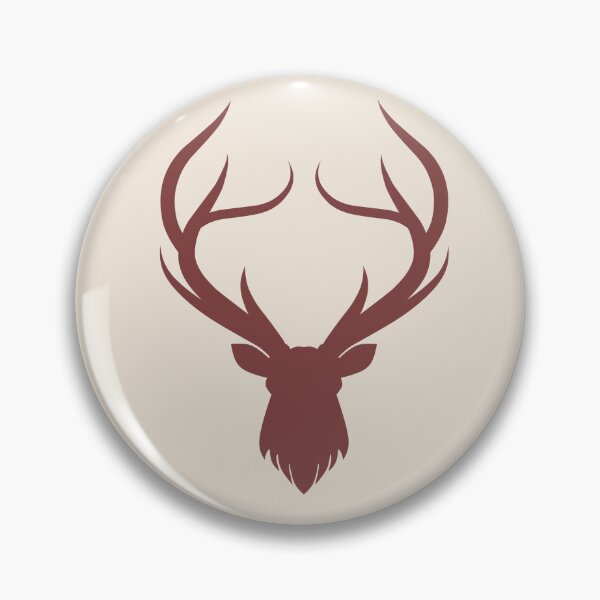 Item preview, Deer Antlers Sillhouette Wilderness Lovers Pattern designed and sold by thelivingrp.