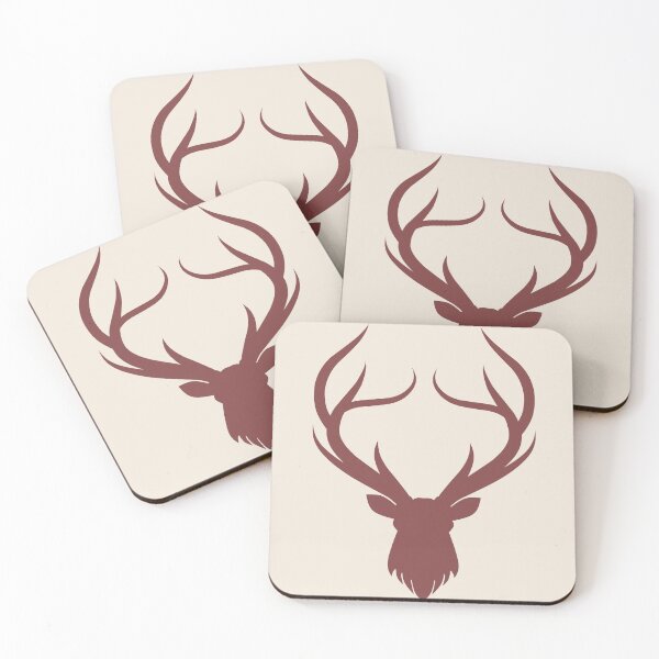 Item preview, Deer Antlers Sillhouette Wilderness Lovers Pattern designed and sold by thelivingrp.