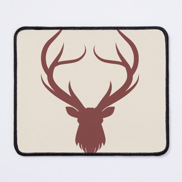 Item preview, Deer Antlers Sillhouette Wilderness Lovers Pattern designed and sold by thelivingrp.