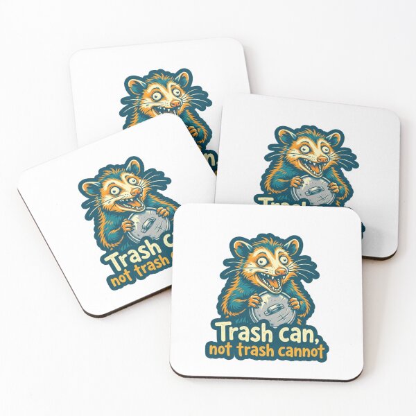 Item preview, Trash Can Not Trash Cannot Possum Sticker designed and sold by Mochi-Sprites.
