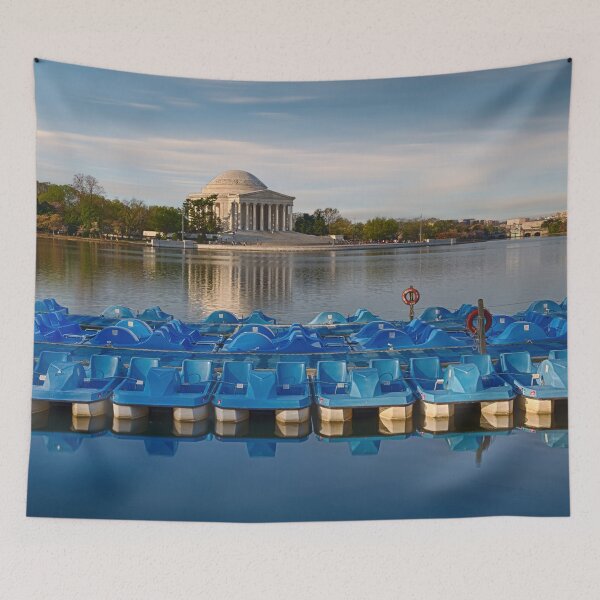 Item preview, Jefferson Memorial and Paddle Boats designed and sold by Gerard Fornarotto.
