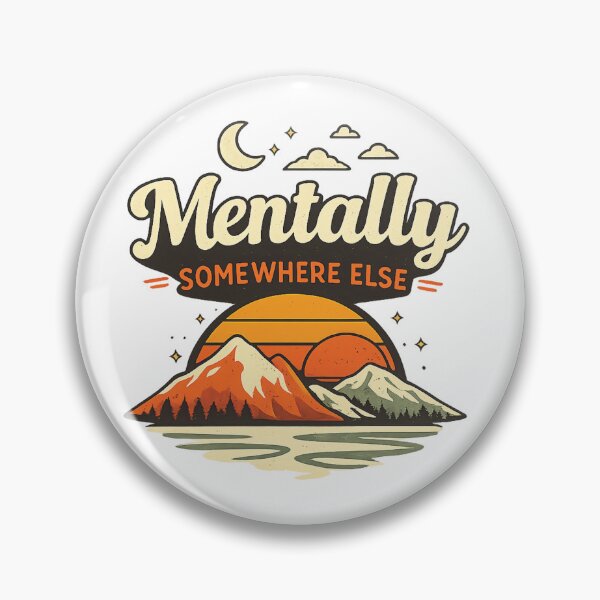 Item preview, Mentally Somewhere Else - Aesthetic Minimalist Vintage Sunset designed and sold by vadeldesigns.