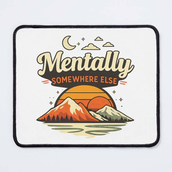 Item preview, Mentally Somewhere Else - Aesthetic Minimalist Vintage Sunset designed and sold by vadeldesigns.