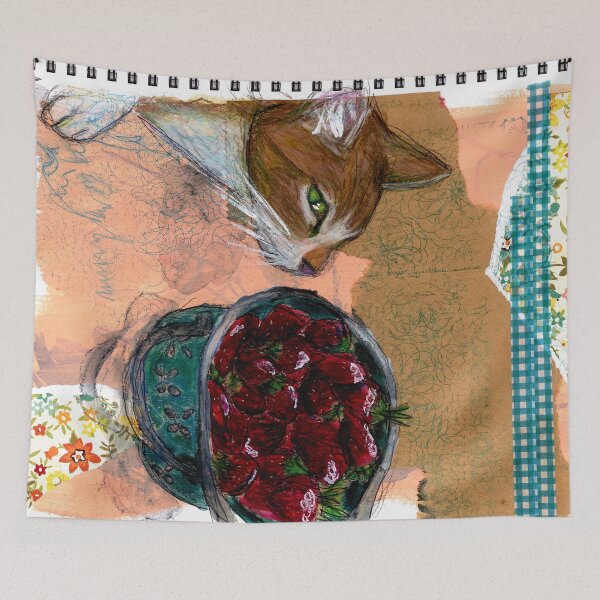 Item preview, Cat 'n' Berries designed and sold by Craft Adventures Studio.