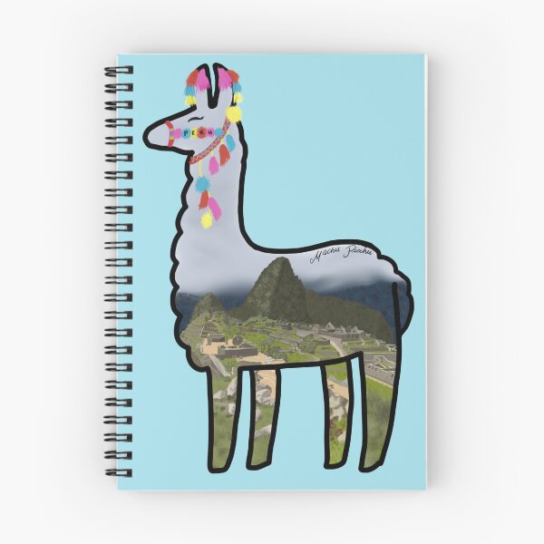 Item preview, Colorful Machu Picchu Llama designed and sold by Holly Krill.