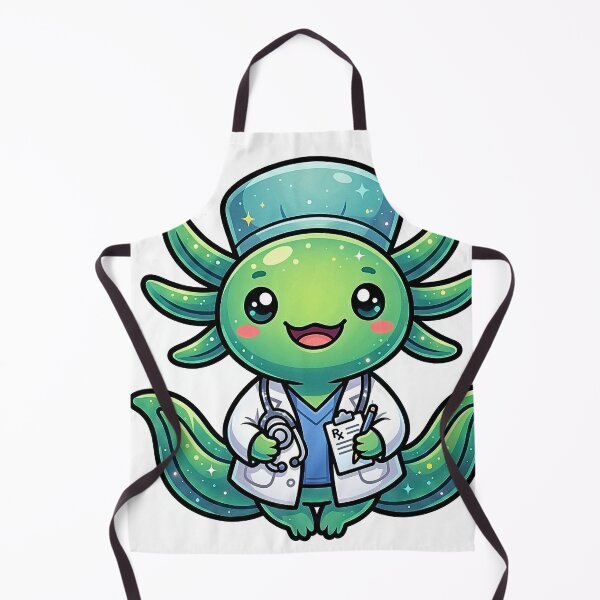 Item preview, Medical Doctor Axolotl – Healthcare Professional & Med School Gift Sticker designed and sold by AxoloteLabsArts.