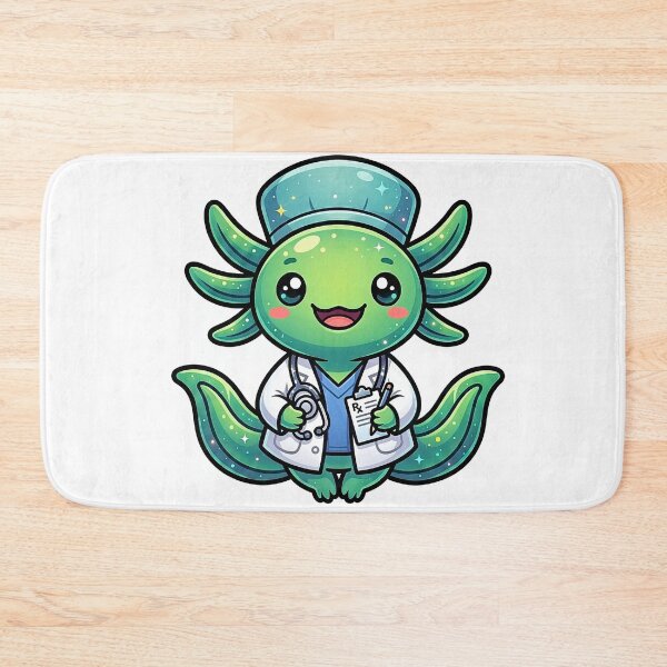 Item preview, Medical Doctor Axolotl – Healthcare Professional & Med School Gift Sticker designed and sold by AxoloteLabsArts.