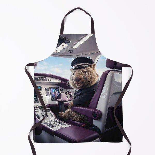 Item preview, Cheerful Wombat Pilot Never Porpoises the Landing designed and sold by Tridentulus.