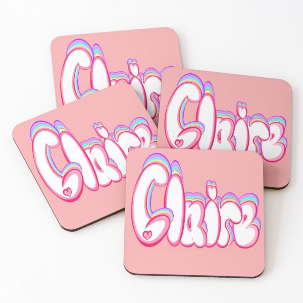 Item preview, Claire Name - Kawaii Pastel colors. Top 10 best personaIized custom name gift ideas for girls and women named Claire designed and sold by Artonmytee.