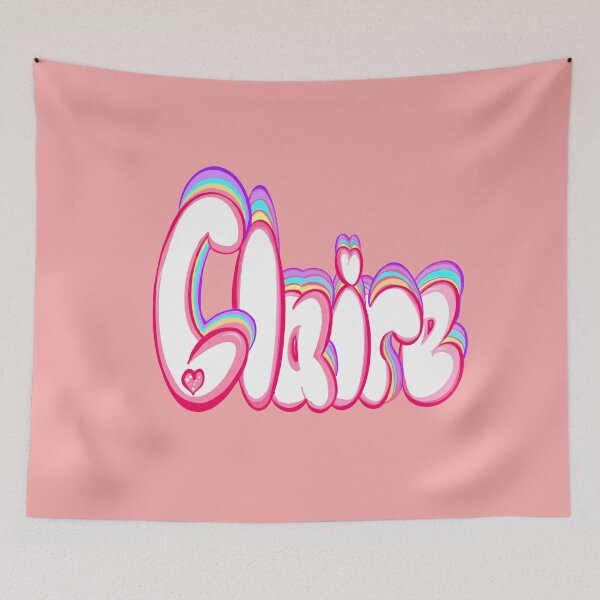 Item preview, Claire Name - Kawaii Pastel colors. Top 10 best personaIized custom name gift ideas for girls and women named Claire designed and sold by Artonmytee.