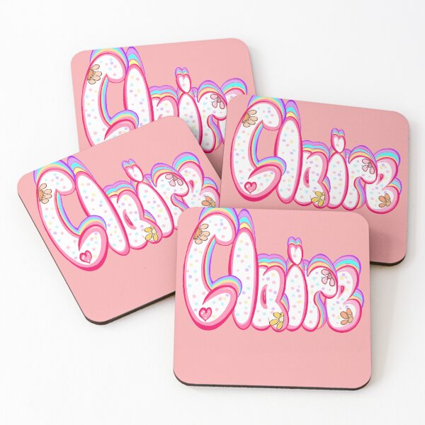 Item preview, Claire Name - Kawaii Pastel Sprinkles Top 10 best personaIized custom name gift ideas for girls and women named Claire designed and sold by Artonmytee.