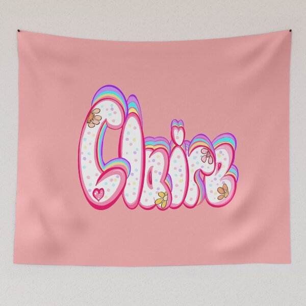 Item preview, Claire Name - Kawaii Pastel Sprinkles Top 10 best personaIized custom name gift ideas for girls and women named Claire designed and sold by Artonmytee.