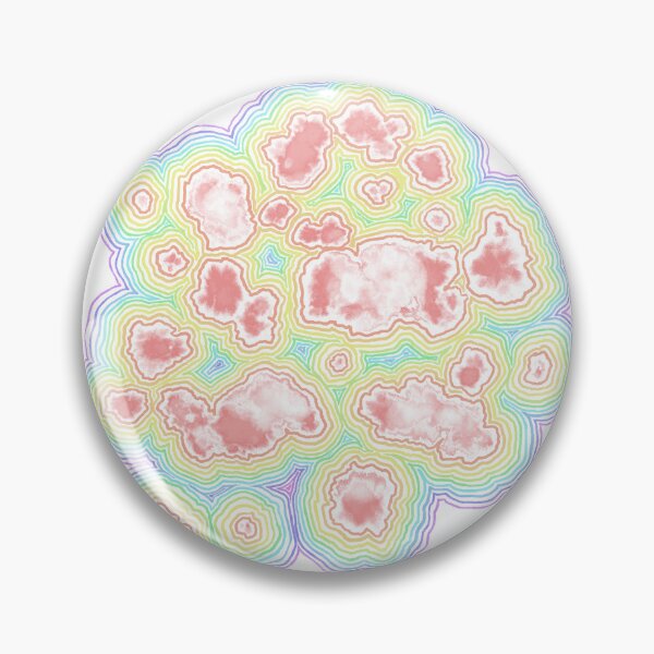 Item preview, Tie-Dye Rainbow Abstract Geode designed and sold by the uncanny forest.