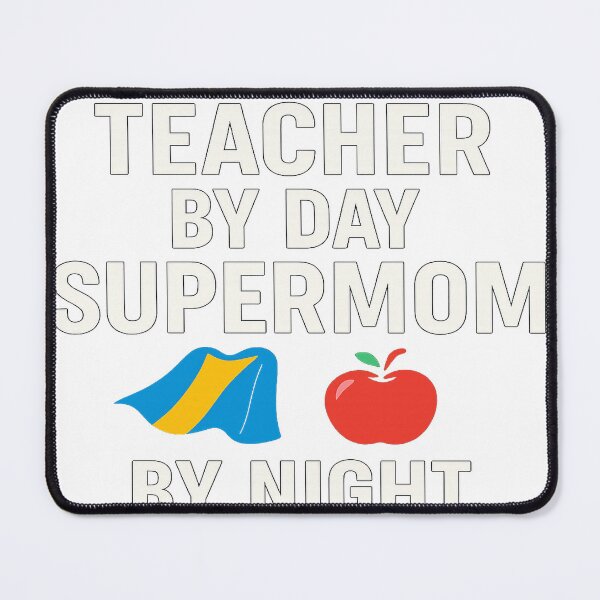 Item preview, Teacher By Day Supermom By Night - Educator Mom designed and sold by BoldInkVibes.