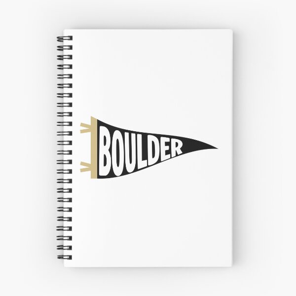 Item preview, Boulder Colorado Retro College Town Pennant designed and sold by Sparkledust Creations.
