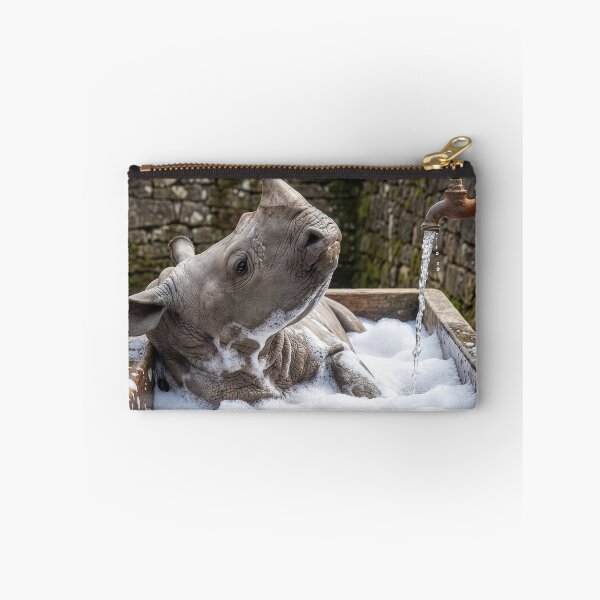 Item preview, Baby Rhinoceros Takes an English Country Bath designed and sold by Tridentulus.