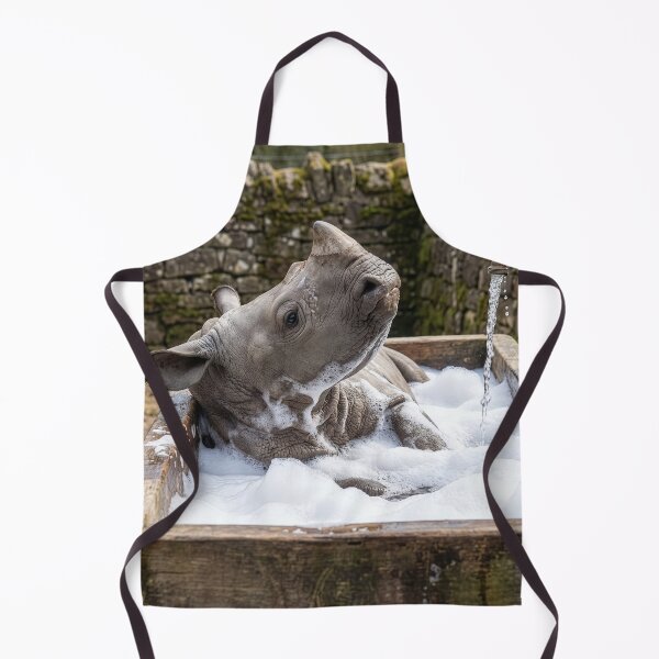 Item preview, Baby Rhinoceros Takes an English Country Bath designed and sold by Tridentulus.
