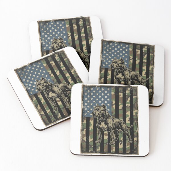 Item preview, American flag pit bull designed and sold by CREATINGMAD.