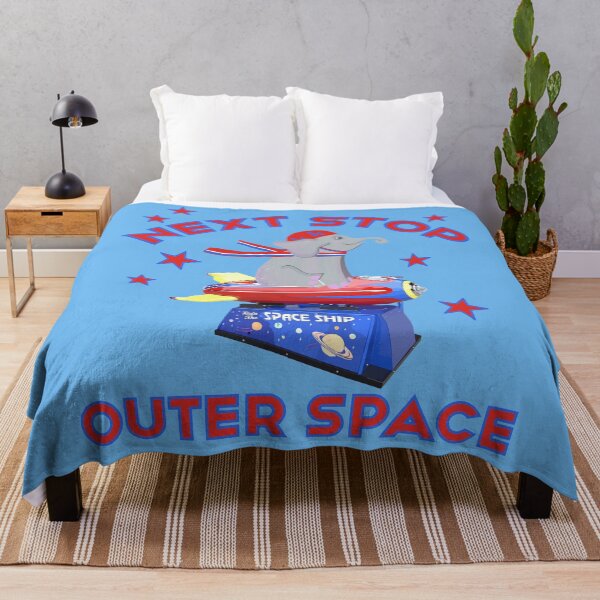 Item preview, Next Stop: Outer Space Elephant Rocket Ride designed and sold by MidModMagic.
