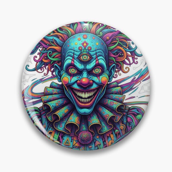 Item preview, psychedelic clown designed and sold by gabrielps05.