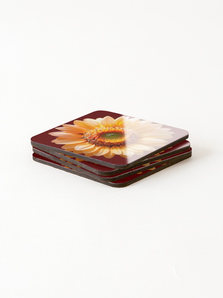 Thumbnail 4 of 5, Coasters (Set of 4), Flower designed and sold by CreativeVisuale.