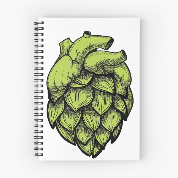 Item preview, Heart Shaped Hops green designed and sold by RelicOboogie.